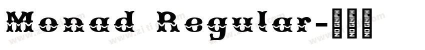 Monad Regular字体转换